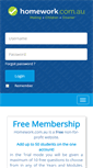 Mobile Screenshot of homework.com.au