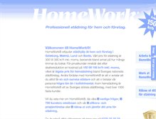 Tablet Screenshot of homework.se